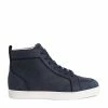 Christian Louboutin Rantus Orlato Flat Leather Sneakers BL4G High-Top Sneakers