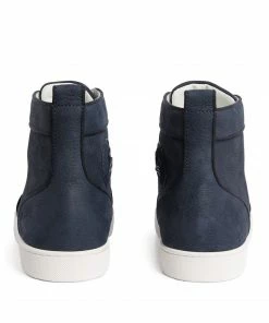 Christian Louboutin Rantus Orlato Flat Leather Sneakers BL4G High-Top Sneakers -Christian Louboutin Online Shop christian louboutin rantus orlato flat leather sneakers 17362019 35736319 1000