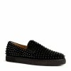 Christian Louboutin Rollerboat Leather Slip-On Sneakers B049