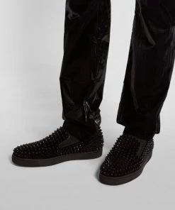 Christian Louboutin Rollerboat Leather Slip-On Sneakers B049 -Christian Louboutin Online Shop christian louboutin rollerboat leather slip on sneakers 16565787 32138409 1000