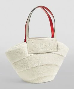 Christian Louboutin Shearling Loubishore Tote Bag W421 Tote Bags -Christian Louboutin Online Shop christian louboutin shearling loubishore tote bag 17643212 36981516 1000