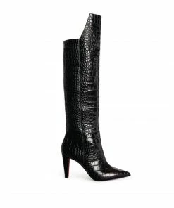 Christian Louboutin Slimini Botta Calf Ali Knee-High Boots 85 BK01 Knee High Boots