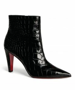 Christian Louboutin Slimini Leather Ankle Boots 85 BK01 -Christian Louboutin Online Shop christian louboutin slimini leather ankle boots 85 17286976 35319466 1000