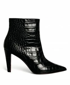 Christian Louboutin Slimini Leather Ankle Boots 85 BK01