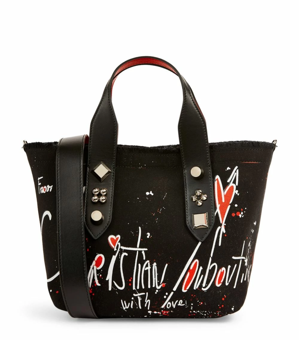 Christian Louboutin Small Canvas Frangibus Tote Bag B537 Tote Bags 1 Christian Louboutin Small Canvas Frangibus Tote Bag B537 Tote Bags