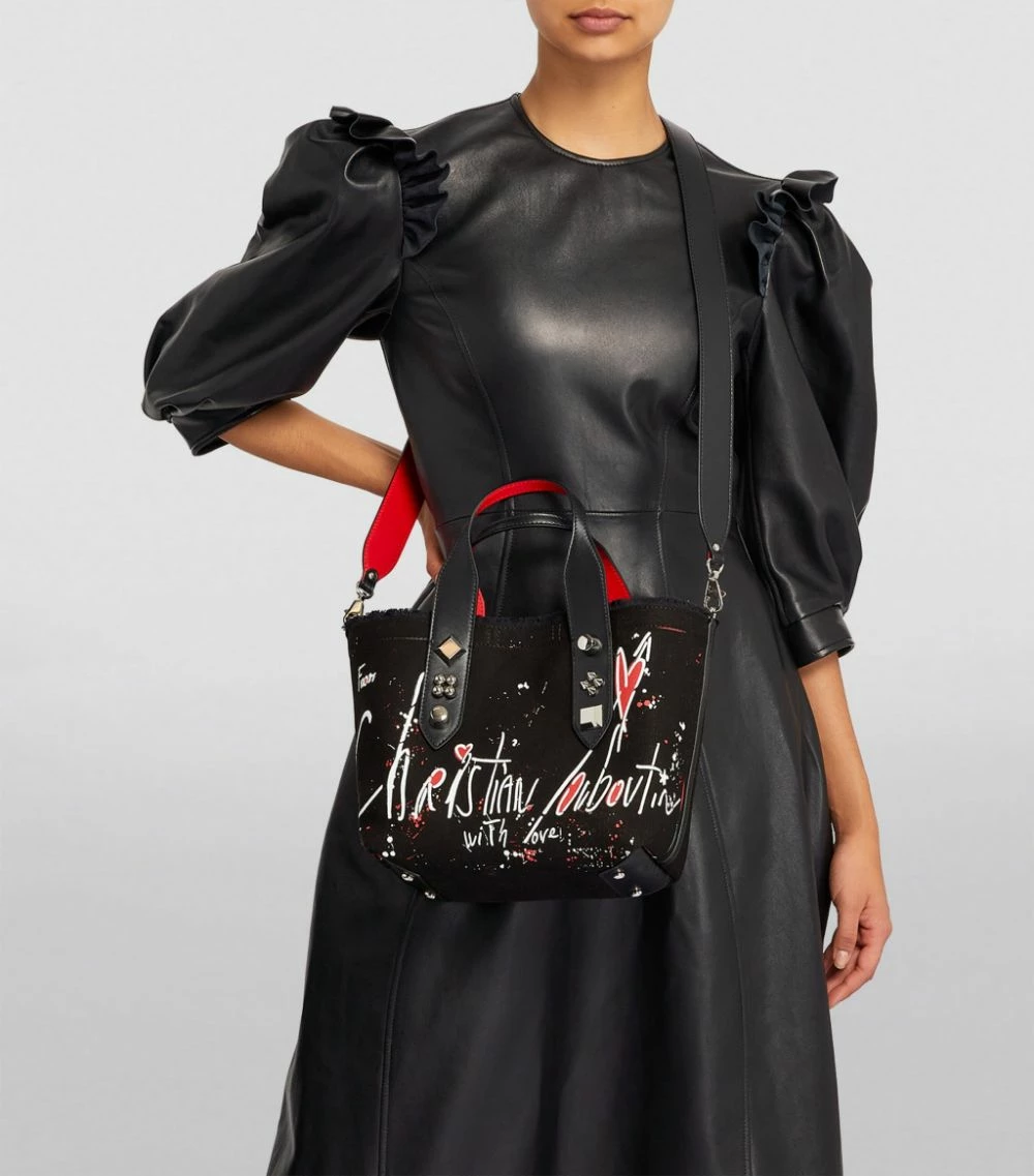 Christian Louboutin Small Canvas Frangibus Tote Bag B537 Tote Bags 2 Christian Louboutin Small Canvas Frangibus Tote Bag B537 Tote Bags - Image 2