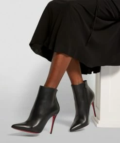 Christian Louboutin So Kate Leather Boots 100 BK01 Ankle Boots -Christian Louboutin Online Shop christian louboutin so kate leather boots 100 16703662 37486344 1000