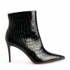 Christian Louboutin So Kate Leather Boots 85 BK01 Ankle Boots