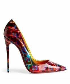 Christian Louboutin So Kate Patent Leather Discolaser Pumps 120 J903 Courts