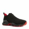 Christian Louboutin Spike Sock Leather Sneakers B026 Slip-On Sneakers