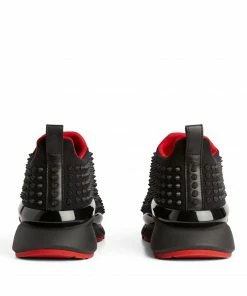 Christian Louboutin Spike Sock Leather Sneakers B026 Slip-On Sneakers -Christian Louboutin Online Shop christian louboutin spike sock leather sneakers 16600478 32307443 1000