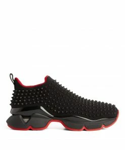 Christian Louboutin Spike Sock Leather Sneakers B026 Slip-On Sneakers -Christian Louboutin Online Shop christian louboutin spike sock leather sneakers 16600478 32307451 1000