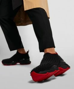 Christian Louboutin Spike Sock Leather Sneakers B026 Slip-On Sneakers -Christian Louboutin Online Shop christian louboutin spike sock leather sneakers 16600478 32307459 1000