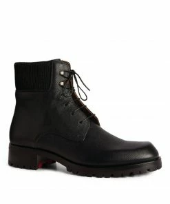 Christian Louboutin Trapman Leather Boots BL1U Lace Up Boots -Christian Louboutin Online Shop christian louboutin trapman leather boots 17436982 36014648 1000
