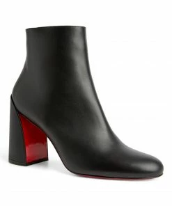 Christian Louboutin Turela Leather Ankle Boots 55 BK01