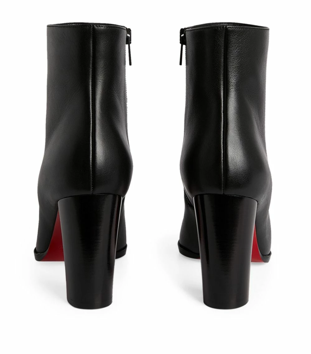 Christian Louboutin Turela Leather Ankle Boots 85 BK01 3 Christian Louboutin Turela Leather Ankle Boots 85 BK01 - Image 3