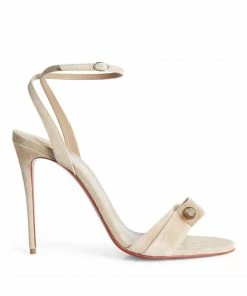 Christian Louboutin Umberta Suede Sandals 100 F533 Heeled Sandals