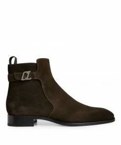 Christian Louboutin Validobi Suede Chelsea Boots BW1E