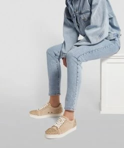 Christian Louboutin Vieira 2 Orlato Embellished Leather Sneakers N252 Low-Top Sneakers -Christian Louboutin Online Shop christian louboutin vieira 2 orlato embellished leather sneakers 16585376 32209671 1000