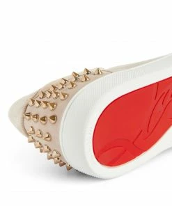 Christian Louboutin Vieira 2 Orlato Embellished Leather Sneakers N252 Low-Top Sneakers -Christian Louboutin Online Shop christian louboutin vieira 2 orlato embellished leather sneakers 16585376 32209676 1000