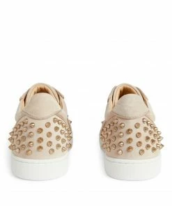 Christian Louboutin Vieira 2 Orlato Embellished Leather Sneakers N252 Low-Top Sneakers -Christian Louboutin Online Shop christian louboutin vieira 2 orlato embellished leather sneakers 16585376 32210262 1000