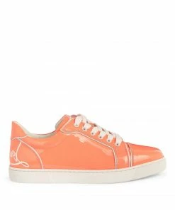 Christian Louboutin Vieira Patent Leather Sneakers J928 Low-Top Sneakers