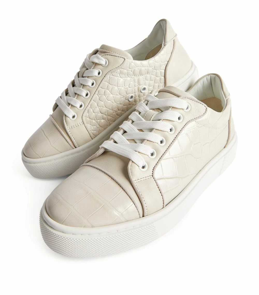 Christian Louboutin Vieirissima Croc-Embossed Leather Sneakers 3127 Low-Top Sneakers 7 Christian Louboutin Vieirissima Croc-Embossed Leather Sneakers 3127 Low-Top Sneakers - Image 7
