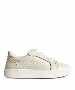 Christian Louboutin Vieirissima Croc-Embossed Leather Sneakers 3127 Low-Top Sneakers