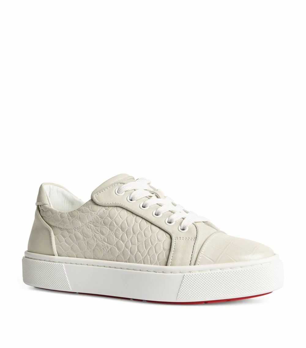 Christian Louboutin Vieirissima Croc-Embossed Leather Sneakers 3127 Low-Top Sneakers 5 Christian Louboutin Vieirissima Croc-Embossed Leather Sneakers 3127 Low-Top Sneakers - Image 5
