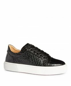 Christian Louboutin Vieirissima Leather Sneakers BK01 Low-Top Sneakers