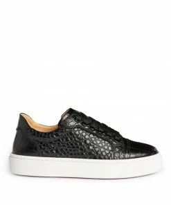 Christian Louboutin Vieirissima Leather Sneakers BK01 Low-Top Sneakers -Christian Louboutin Online Shop christian louboutin vieirissima leather sneakers 16561248 32106495 1000